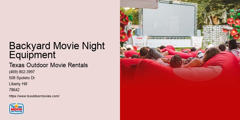 Inflatable Movie Night Screens