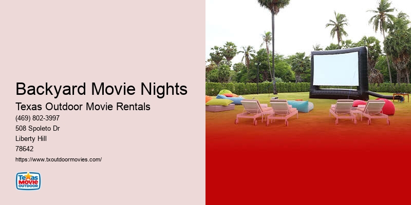 Inflatable Movie Night Screens