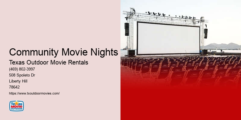 Rent A Outdoor Movie Screen