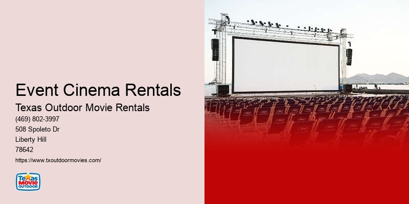 Movie Equipment Rentals