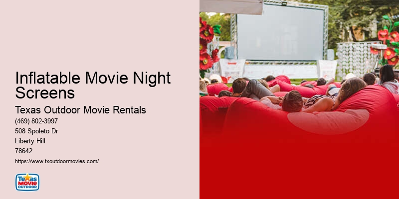 Backyard Movie Party Rentals