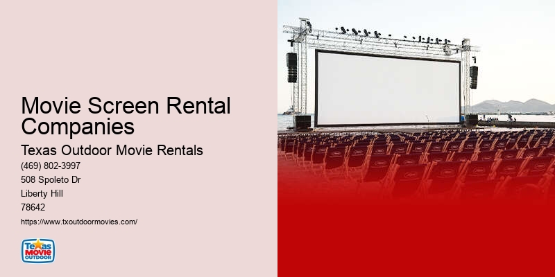 Outdoor Cinema Services