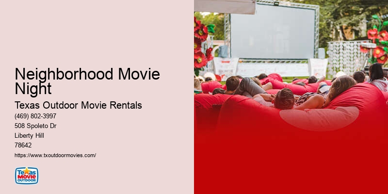 Outdoor Movie Rentals