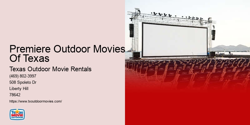 Large Movie Screen Hire